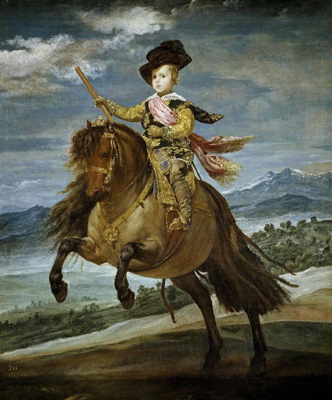 Diego Velazquez Equestrian Portrait of Prince Balthasar Charles Sweden oil painting art